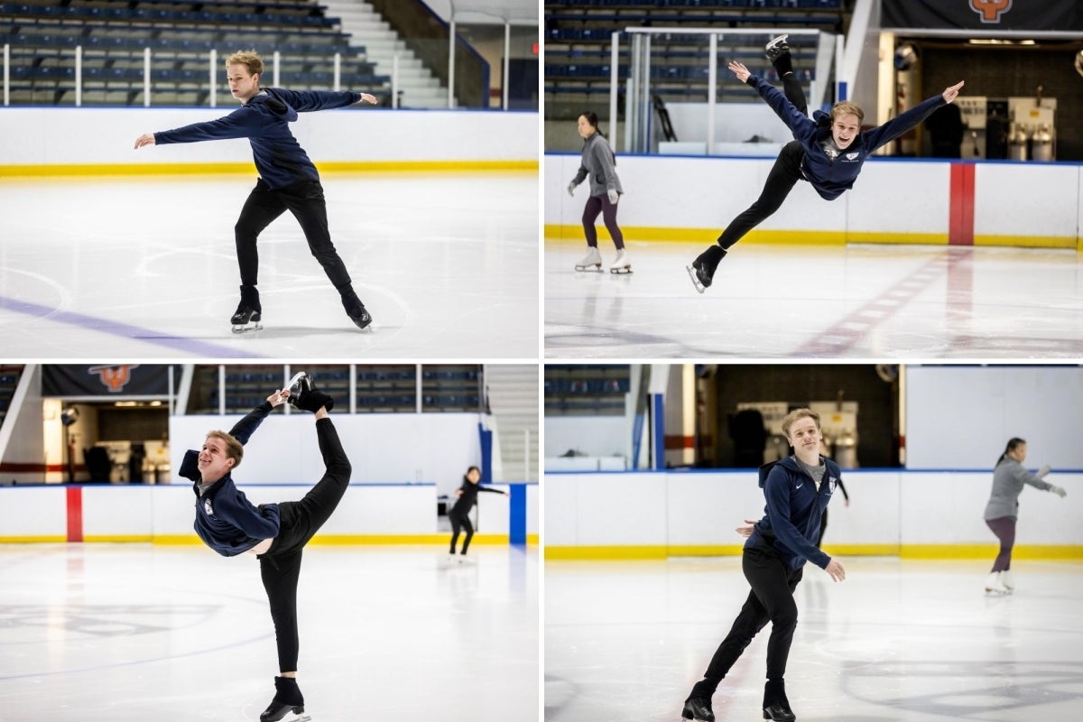 Nick Bausenwein skating